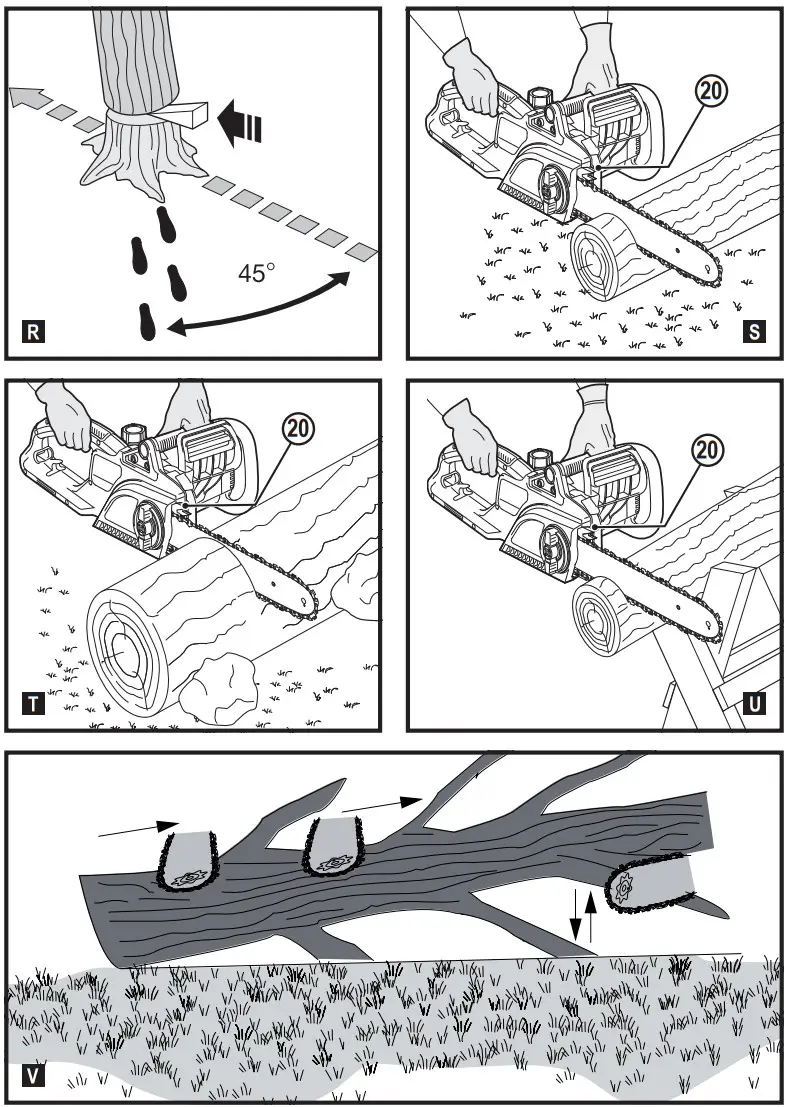 BLACK DECKER GKC1825L50-QW Chainsaw - Figure 4