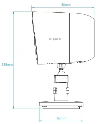 mydlink DCS-8302LH Full HD Outdoor Wi-Fi Camera - Technical Specifications 4