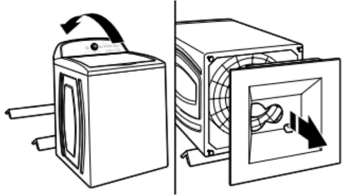 MVW4505MW 4.5 Cu. Ft. White Top Load Washer Installation illustration