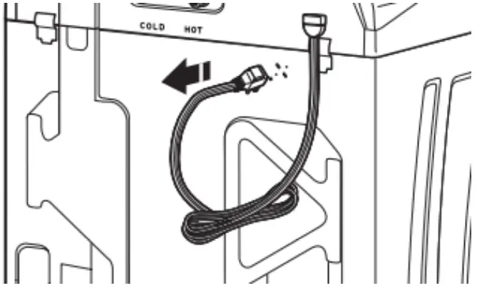 MVW4505MW 4.5 Cu. Ft. White Top Load Washer Installation illustration
