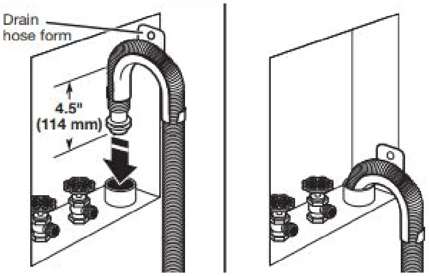 MVW4505MW 4.5 Cu. Ft. White Top Load Washer Installation illustration