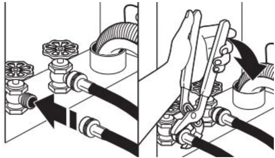 MVW4505MW 4.5 Cu. Ft. White Top Load Washer Installation illustration
