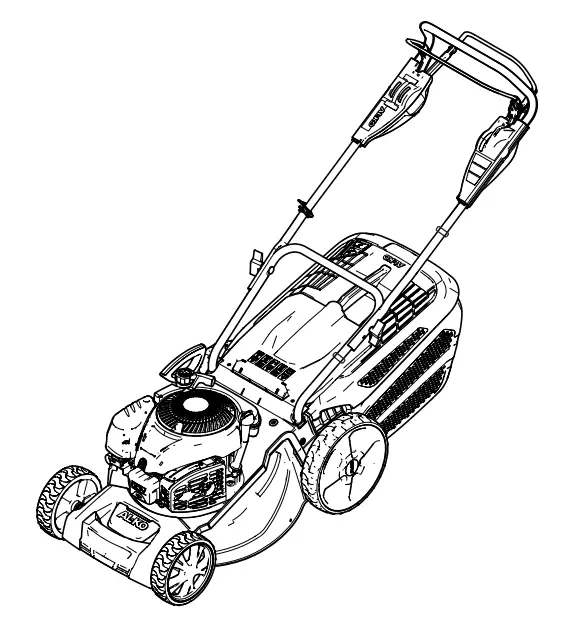 AL-KO HIGHLINE 527 SP 4-in-1 Self-Propelled Petrol Lawn Mower -