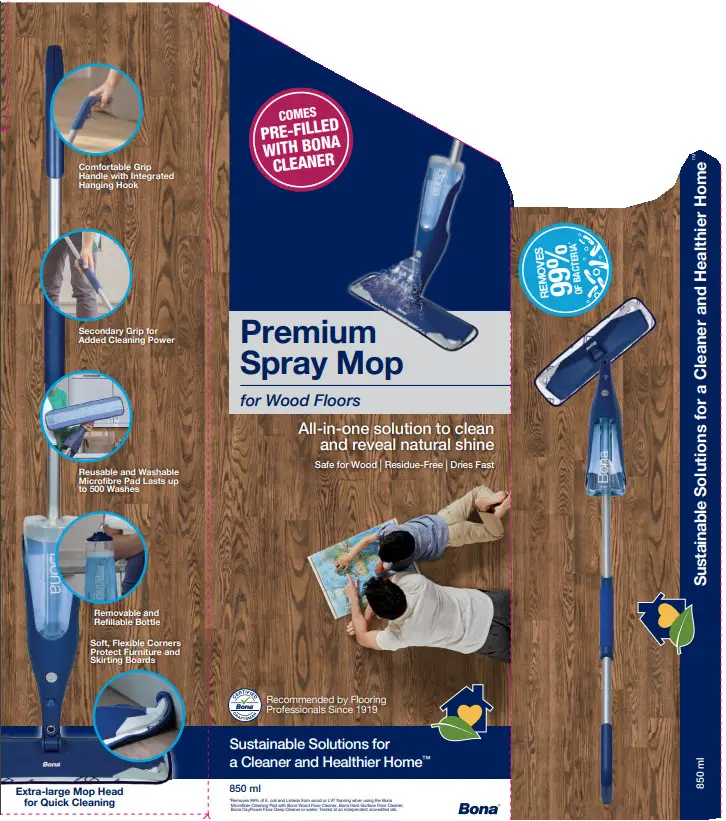 Bona Premium Spray Mop for Wood Floors -