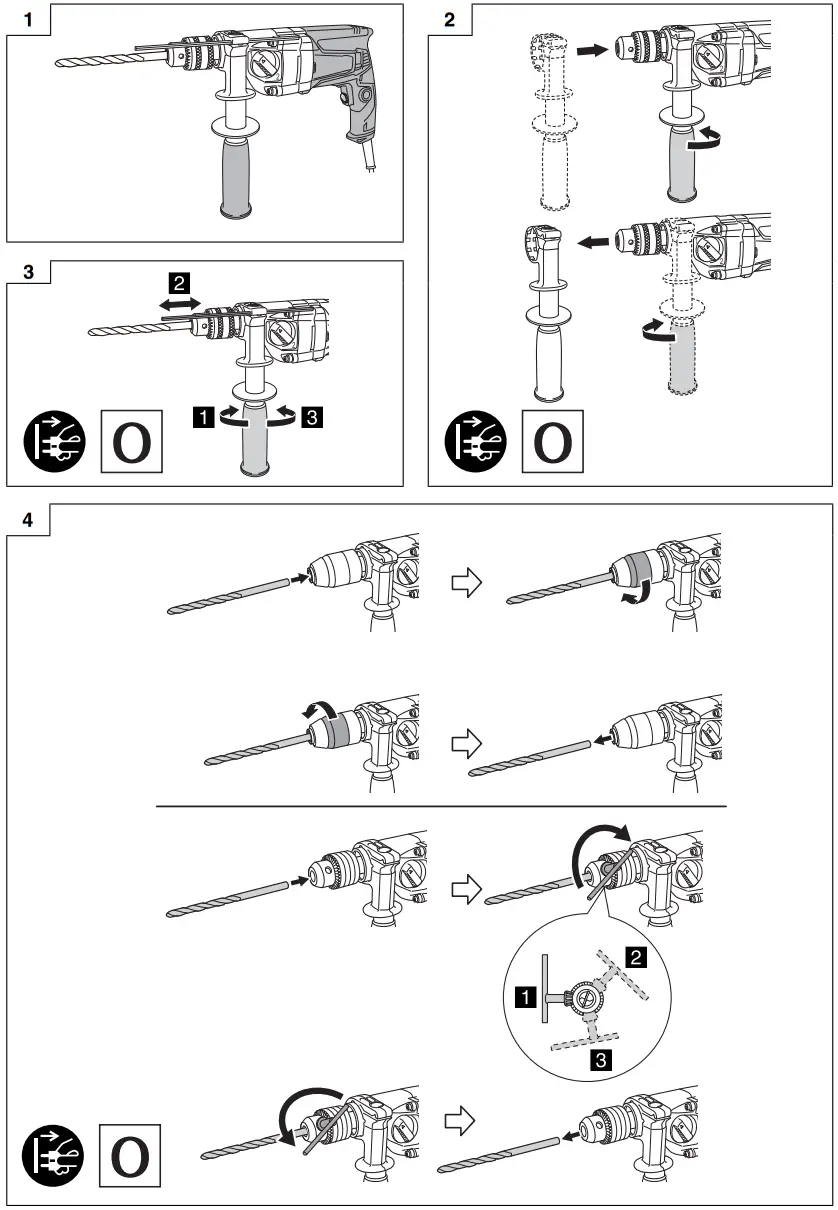 HIKOKI D13VL 13mm 1 2 Inch Drill - fig 1