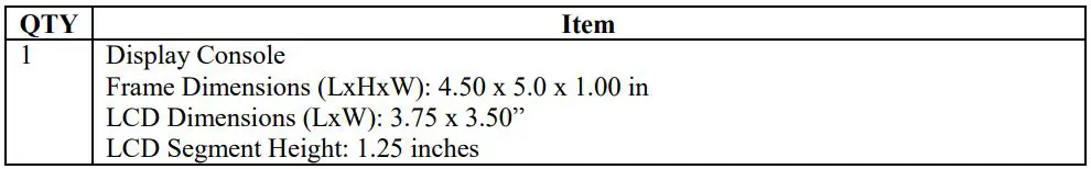 ambient weather WS-091-C Three Channel Display Wireless Thermometer User Manual - Parts List