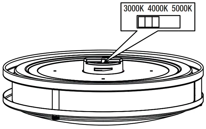 ETI 564101120 11 Inch and 15 Inch Color Selectable Flush Mount - COLOR TEMPERATURE