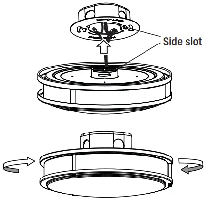 ETI 564101120 11 Inch and 15 Inch Color Selectable Flush Mount - INSTALLATION 3