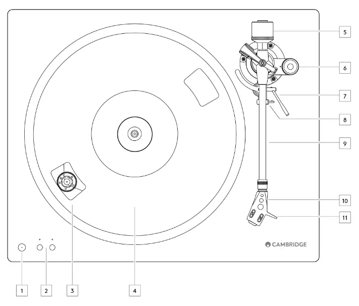 CAMBRIDGE AUDIO Alva ST Bluetooth Belt Drive Turntable - Fig1