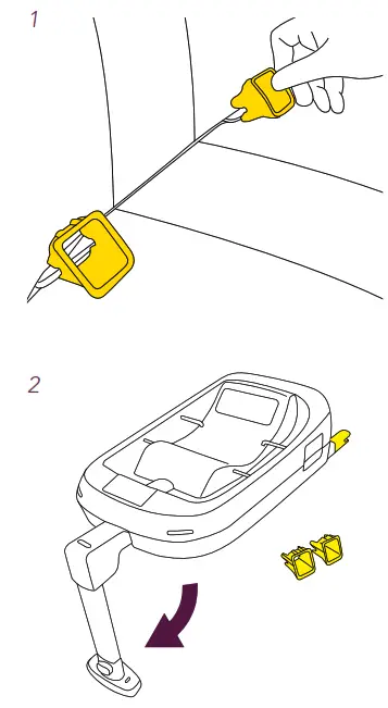 Silver Cross Simplifix Isofix Group 0+ Car Seat Base - Fig1