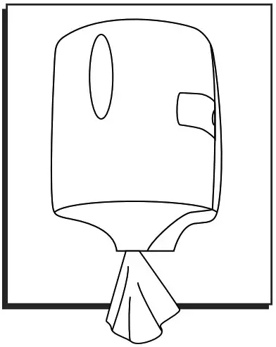 ULINE Gym Wipes Dispenser -