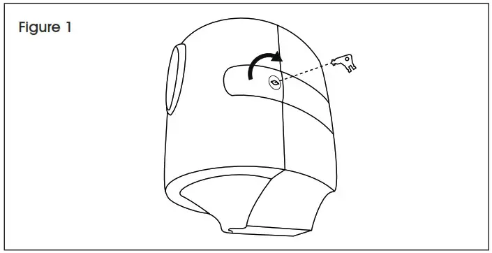 ULINE Gym Wipes Dispenser - FIG 1