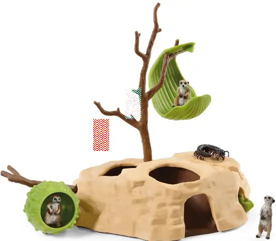 schleich 42530 Meerkat Hangout-FIG1