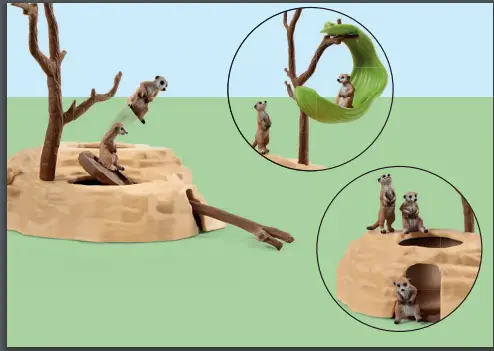 schleich 42530 Meerkat Hangout-FIG10