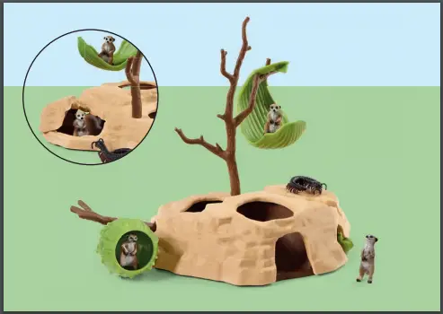 schleich 42530 Meerkat Hangout-FIG11