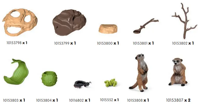 schleich 42530 Meerkat Hangout-FIG2