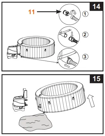 INTEX SB-HW20 PureSpa Greywood Deluxe - 15