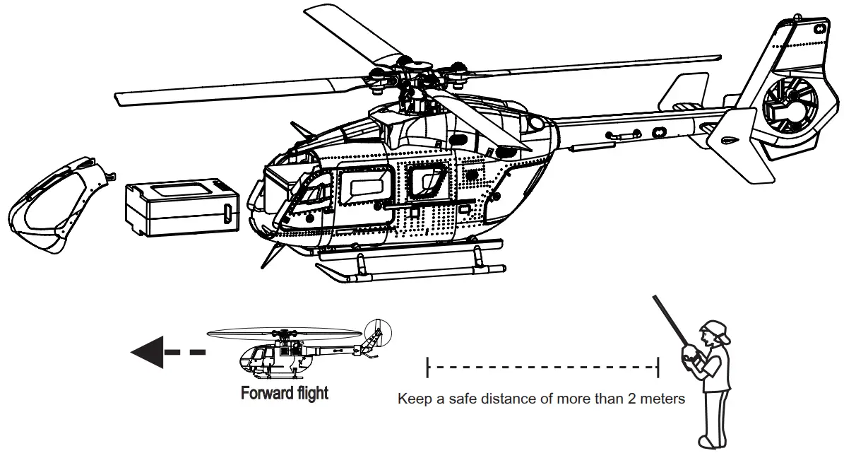 MODSTER EC-135 ÖAMTC Scale RC Helicopter Electric RTF - fig 10