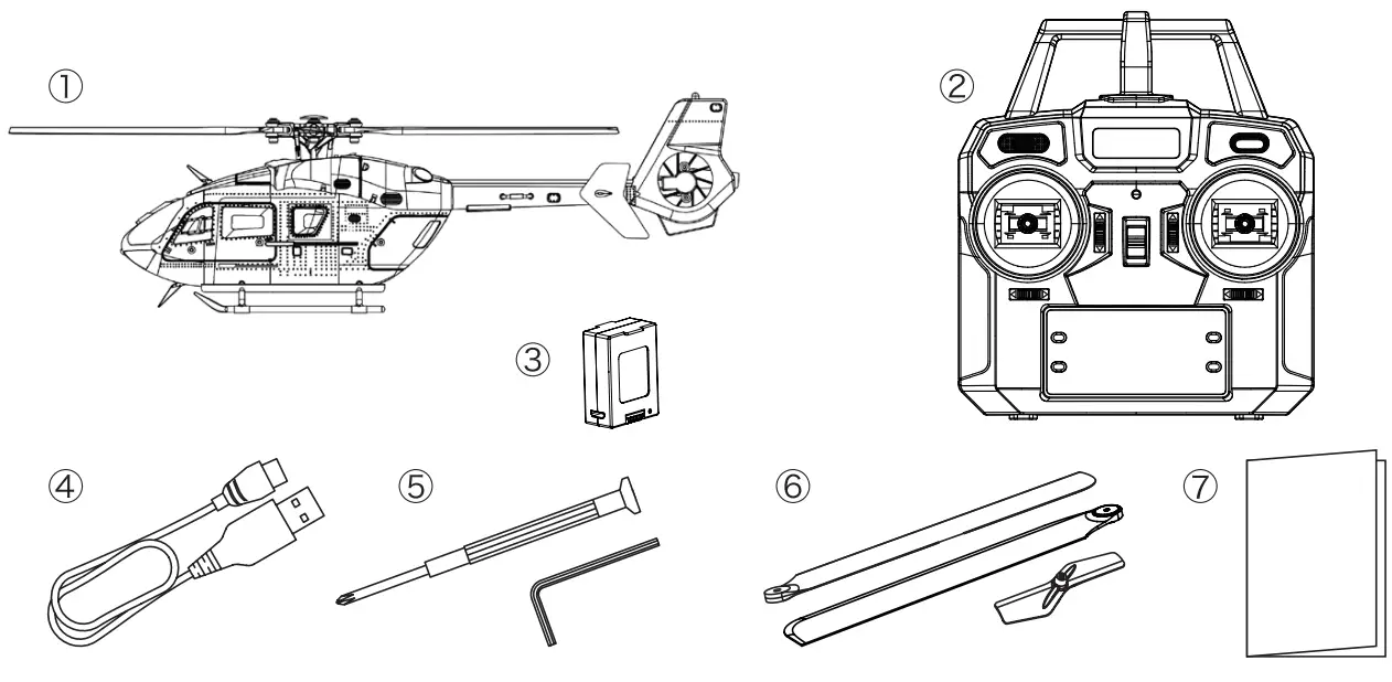 MODSTER EC-135 ÖAMTC Scale RC Helicopter Electric RTF - fig 2