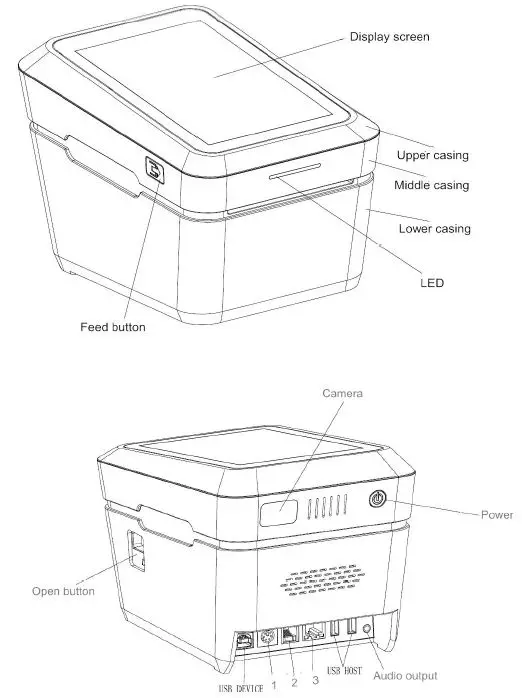 SPRT SP-Y33 All In One POS Terminal Printer-1