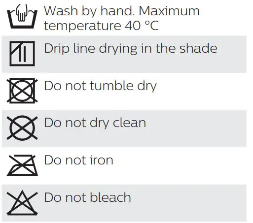 PHILIPS ACM067 Fresh Air Mask User Guide - Mask disposable filter