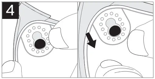 PHILIPS ACM067 Fresh Air Mask User Guide - Match the filter’s 8 shape buckle with
