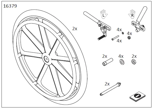 INVACARE-16379-Aquatec-Ocean-Accessory-24-Inch-Wheels-FIG- (4)