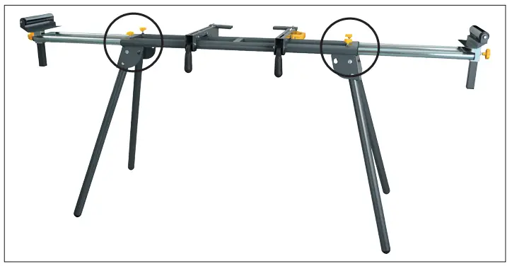 PROBUILDER 99008 Universal Mitre Saw Horse - brackets