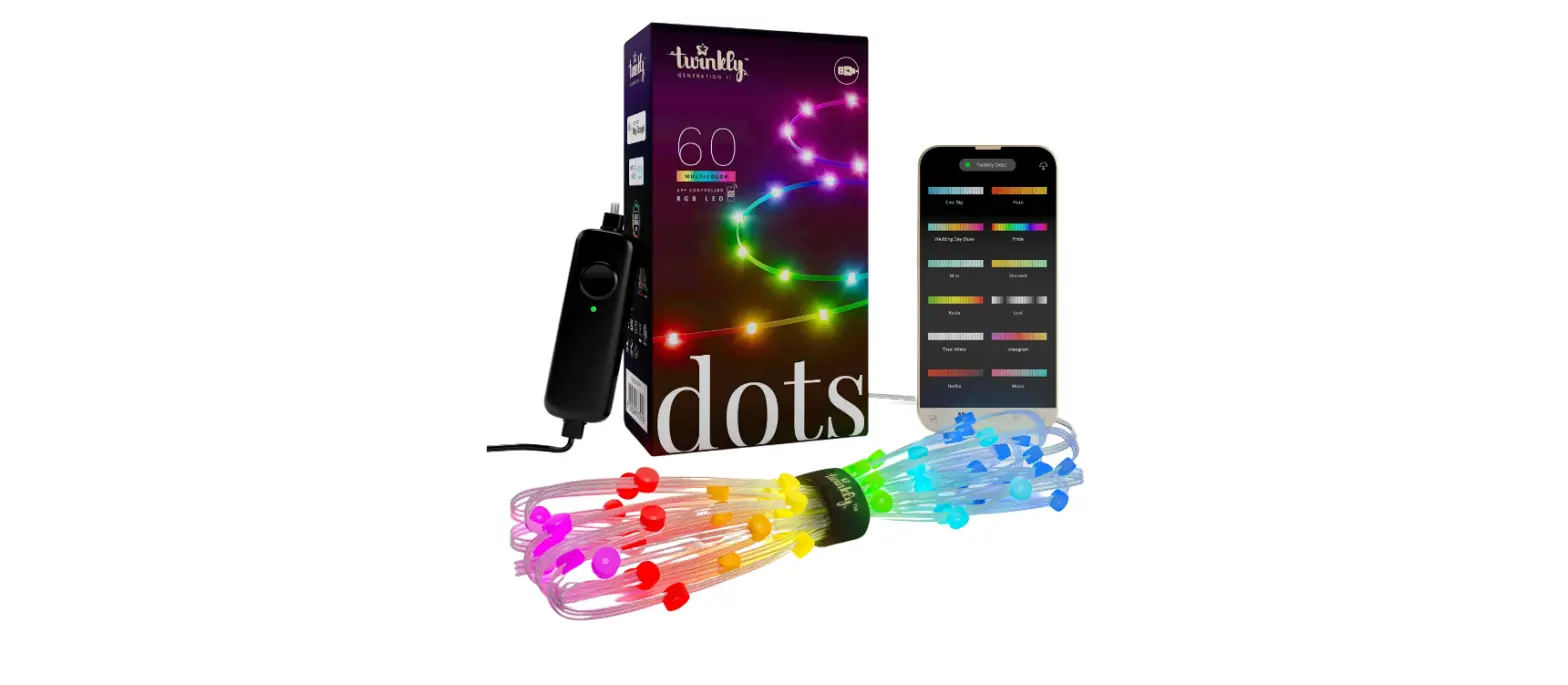 Twinkly Generation Ii Dots 10 Foot Multicolor Smart Led Light String Instruction Manual