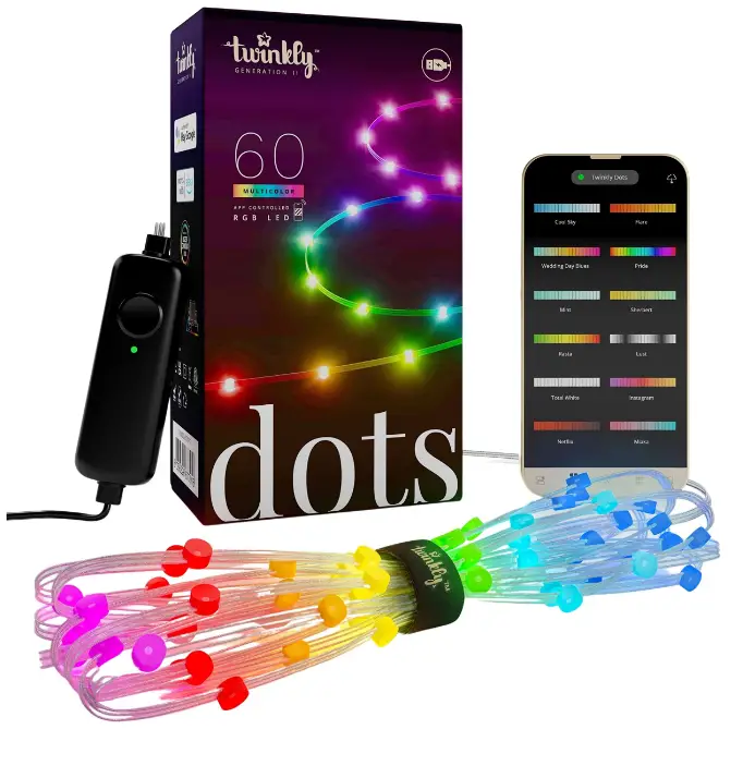twinkly-Generation-II-Dots-10-Foot-Multicolor-Smart-LED-Light-String-Instruction-Manual-PRODUCT
