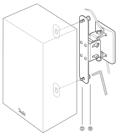 Teufel AC 5500 SM Speaker Wall Mount - fig6
