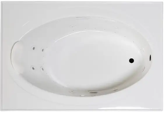 Laurel Mountain EVERSON 1 60 Inch x 42 Inch Drop In Acrylic Combo Bath