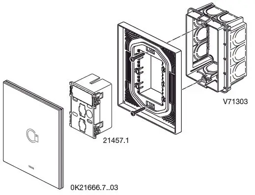 VIMAR 0K21666.7 Crystal Cover Plates-4
