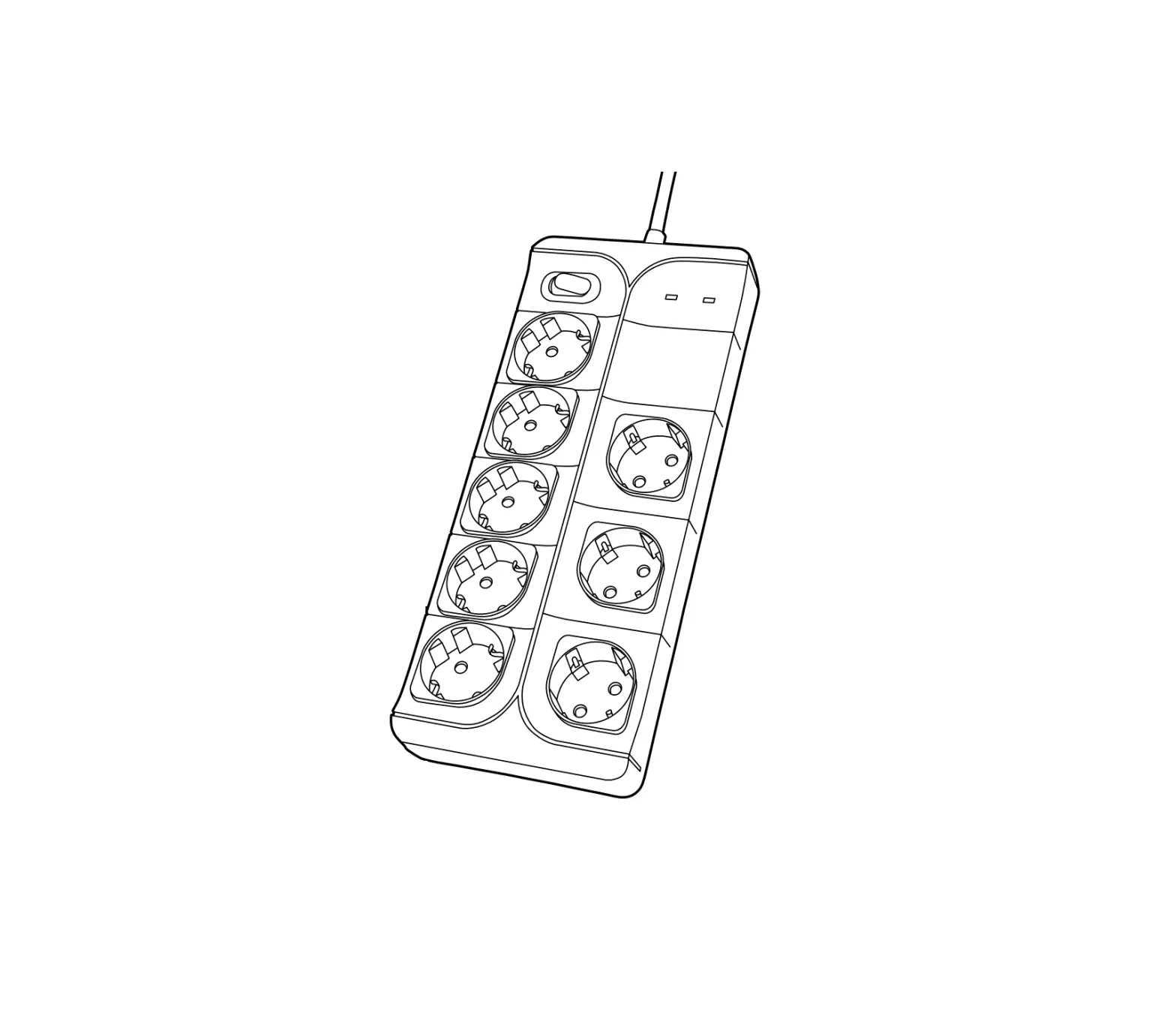 Hama 00137263 Power Strip Instruction Manual