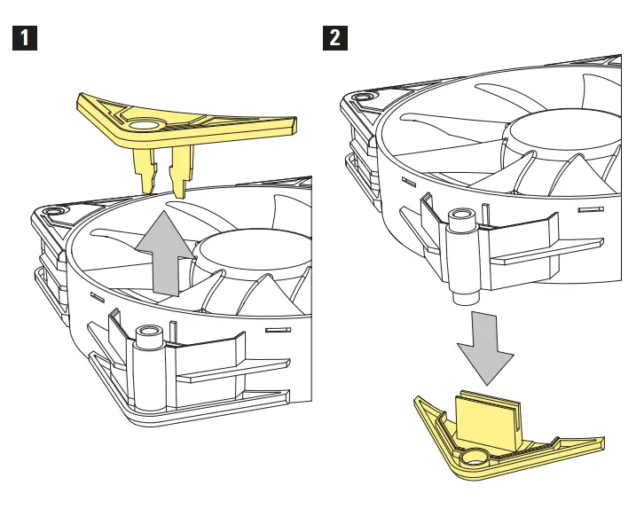 Sharkoon 120mm SILENT Storm PWM RGB Fan - fig 2
