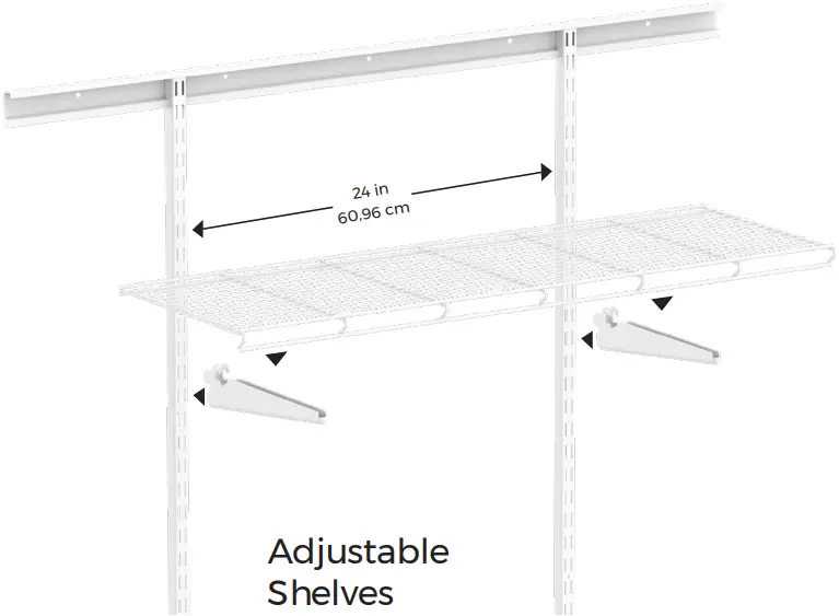 CLOSETMAID 52283 Adjustable Shelves