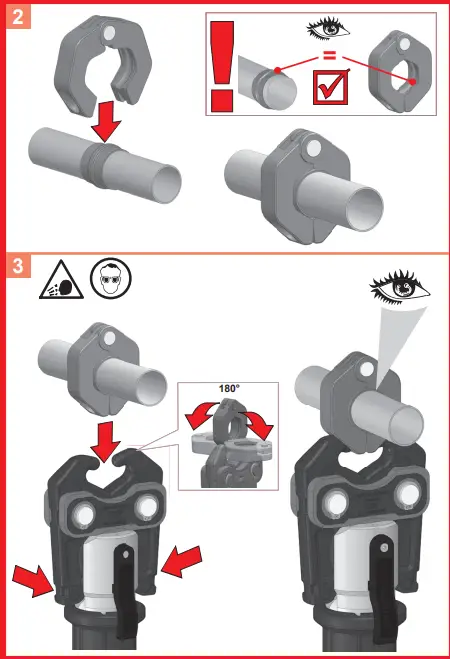 ROTHENBERGER F90299 Press RING and Intermediate JAW-FIG4