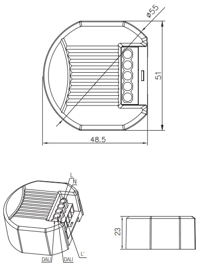 HYTRONIK-HDS2400-Dali-Switch-FIG-1