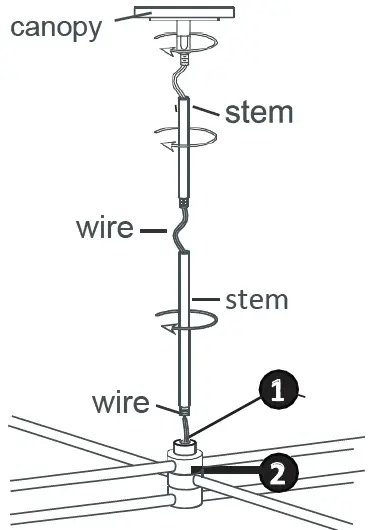 HINKLEY 37296 Lacquered Brass Desi 6 Light 42 Inch 1