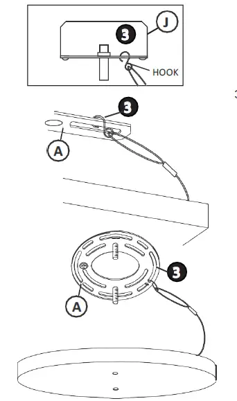 HINKLEY 37296 Lacquered Brass Desi 6 Light 42 Inch 4