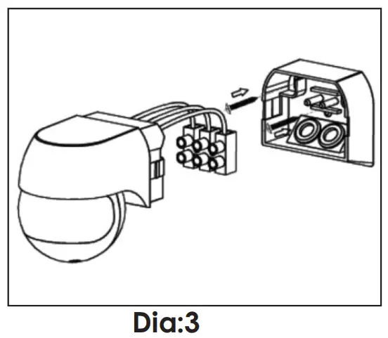 GREEN BROOK OD104 Orion Range’ Infra-red Motion Detector - Dia 3