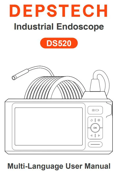DEPSTECH DS520 5 Inch IPS Screen Borescope User Manual