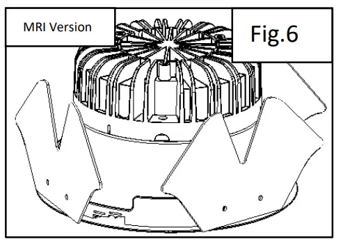 Whitecroft lighting Mirage 3 MRI Recessed Downlighter Healthcare MRI Rooms - Fig4