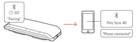 poly 40 Series Bluetooth Speakerphone - search new devices