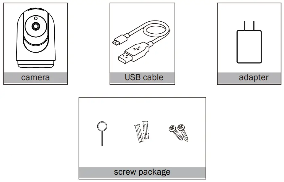 anko I004775 Wi-Fi Smart Pan and Tilt Camera - fig 1