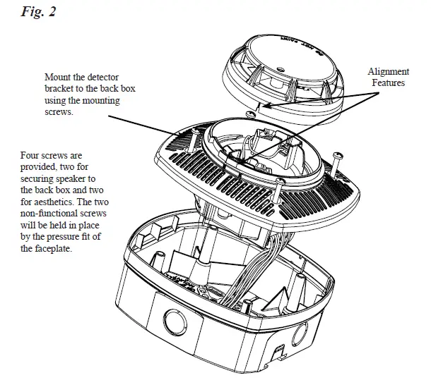 POTTER PAD100-SPKB Speaker Base Fire Alarm 2