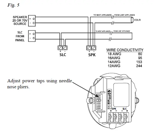 POTTER PAD100-SPKB Speaker Base Fire Alarm 5