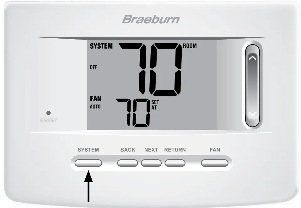 Braeburn 3020 Non-Programmable Thermostats -fig 3