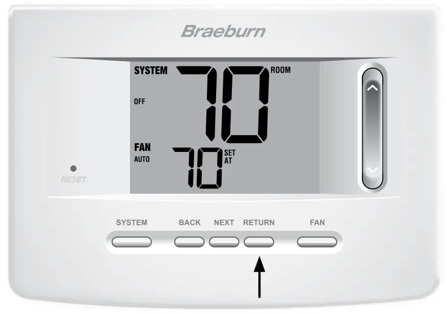 Braeburn 3020 Non-Programmable Thermostats -fig