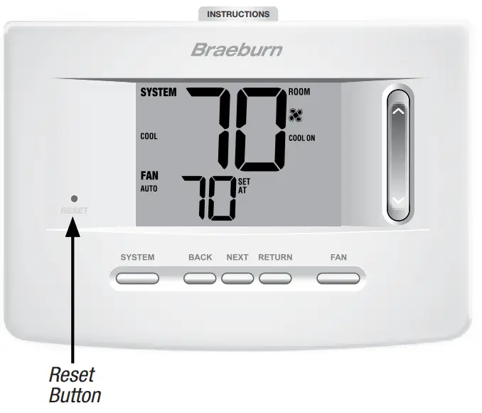 Braeburn 3020 Non-Programmable Thermostats -fig7